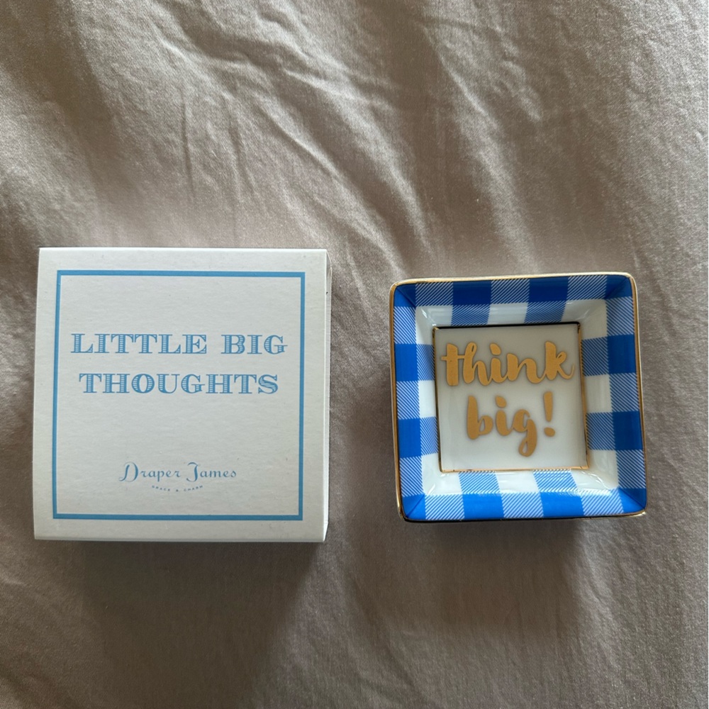 Draper James Think Big mini dish